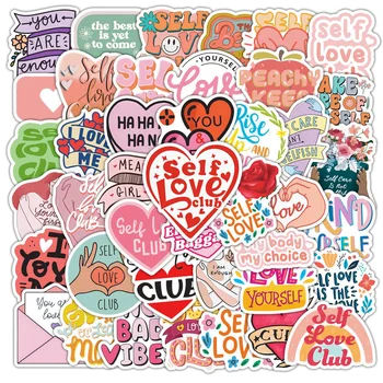 10/30/50TK Inspireeriv Enese Armastus Cartoon Kleebised DIY Telefon Sülearvuti Pagasi Rula Graffiti Kleebised Lõbus Lapsele Kingitus