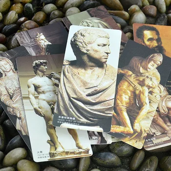 10 Tk/Set Michelangelo Skulptuur Paber Järjehoidjad Vana Stiili Raamatu Omanik Sõnum Kaardi Kingitus Kirjatarvete