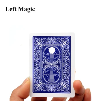 1tk Sigaret Thru Läbi Kaardi Close Up Magic Trikke Professionaalne Mustkunstnik Magic Illusioonid Etapp Truco De Magia C2017
