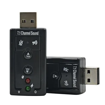 2023 TISHRIC Professional USB helikaart 7.1 Kanaliga Heli Mikrofon Peakomplekti Audio Adapter Sülearvuti, Väline USB-Heli