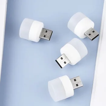 3TK USB-Pistik Lambi Arvuti Mobile Power Laadimine Väike Raamat Lambid LED-Silmade Kaitse Lugemine Kerge Väike Ring Öösel Tuled