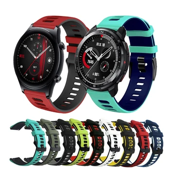 Au Vaata GS Pro Smart Watch Rihm 22mm Silikoon Sport Watchband Au Vaata GS 3/Magic 2 46 mm/Huawei GT 2 2E Käevõru