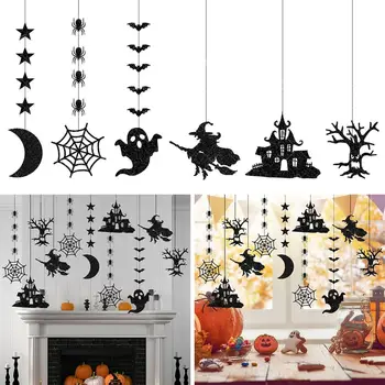 DIY Kodu Kaunistamiseks Ghost Festival Vaimu Kolju Ukse Riidepuu Riputamise Ornament Õudus rekvisiidid Halloween Rippuvad Banner