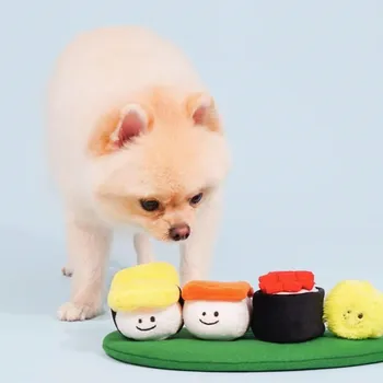 Ins Populaarsust Palus Sushi Otsivad Toitu Piiksuva Lemmiklooma Koera Mänguasi Kutsikas Närida Interaktiivne Koolitus Suure Koera Hammaste Puhastamine, Lemmikloomade Mänguasi