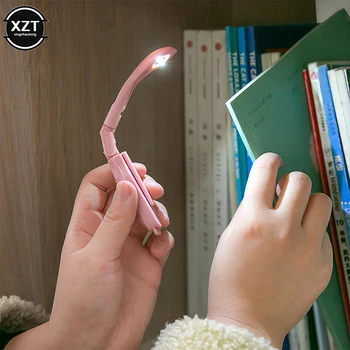 Kokkuklapitavad Väike Raamat Valgus Portable LED Silmade Kaitse Travel Lugemise Lamp Mini energiasäästlik Led Öö Lambi Clip 4 Värvi