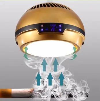 Kuld Ripats, Õhu puhastaja Kerge Kaasaegne lamp Suitsetamine Tabel elutuba Laiendatav&keskkonna puhastamine tõusu ja langust