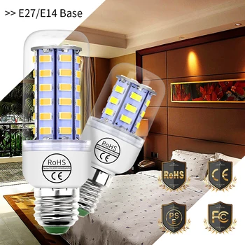 LED E27 Lamp Mais Pirn Küünla Valgus 220V E14 Bombillas Led GU10 3W LED 5W 7W 12W 15W 18W 20W 5730 lampada sisevalgustus