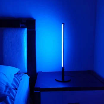 LED Nurgas Lamp RGB Värviline Põrand Tabel Valgus puldiga Multi-Režiimid Magamistuba, elutuba Atmosfääri Decor Alalise Lamp