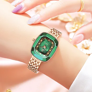 Naiste Quartz Watch Veekindel Teemant Kellad Top Luksus Brändi Nahk Bänd Vabaaja Star Shinning Käekellad
