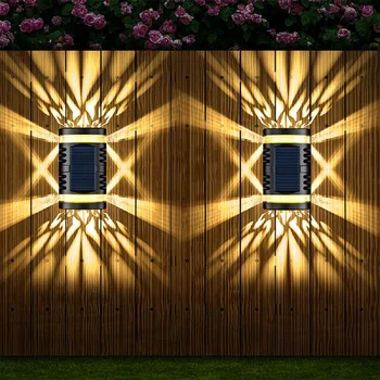 Suur Solar LED Seina Lamp Väljas Veekindel Kodu Aed Decor Tuled Rõdu Sisehoovi Maastiku Väljas Päikese seinavalgusti