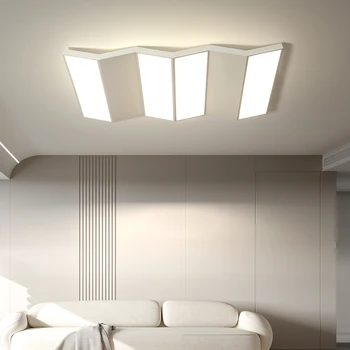 Uus kaasaegne led-valgustid lakke ristkülikukujuline elutuba kodu kaunistamiseks lakke valgustus söögituba lühter magamistuba lambid
